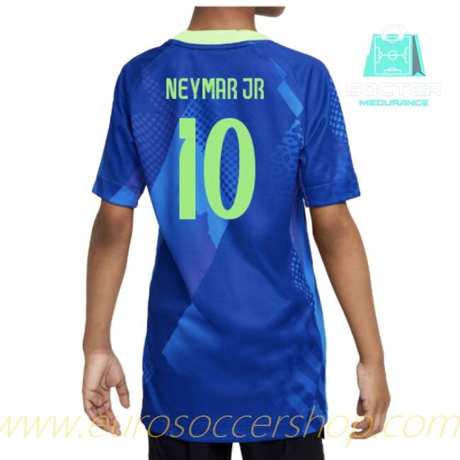 2025-26 Collection Brazilian National Team Away Kit Children (Neymar Jr 10)