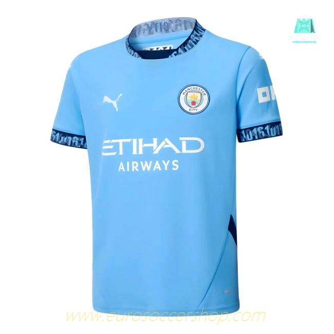 2024-2025 Man City Home Shirt (Kids)