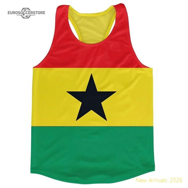Top Ghana Flag 20242025 Regular Jersey Lightweight Sleek