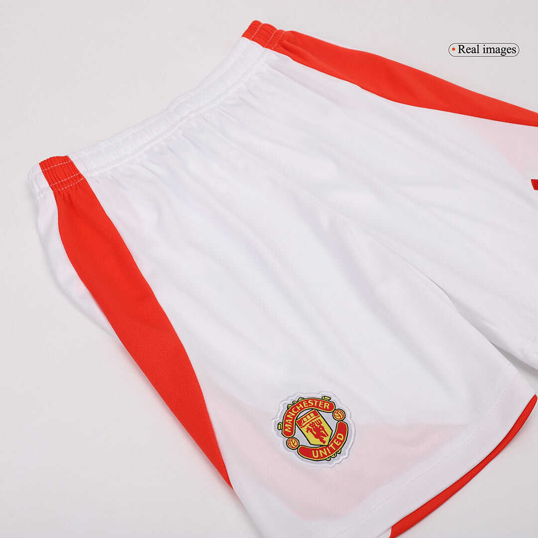 Manchester United Home Kids Soccer Jerseys Kit