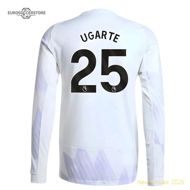 Premium 2025-2026 Man Utd Authentic Long Sleeve Away Shirt (ugarte
