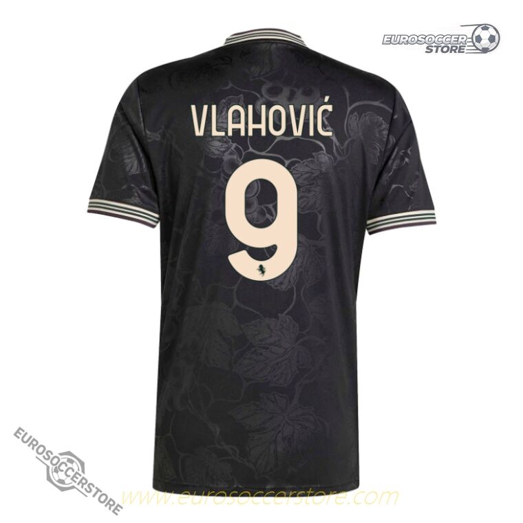 VLAHOVIĆ 9 Third Jersey of Juventus for the 25-26 season