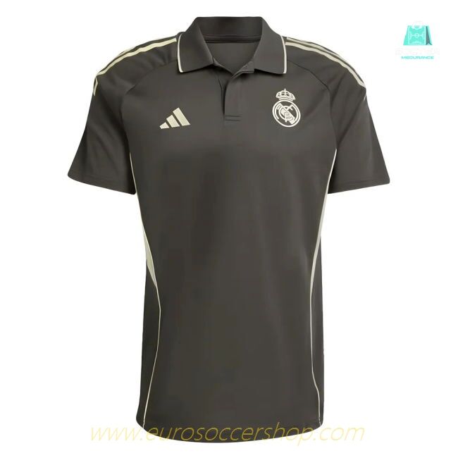 2025-2026 Real Madrid Polo Shirt (Utility Grey)