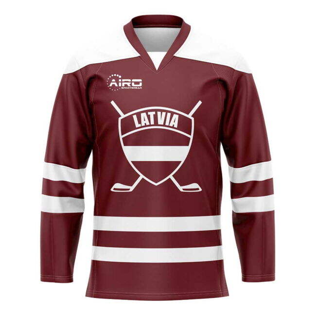 Latvia Classic Home Jersey Latvia