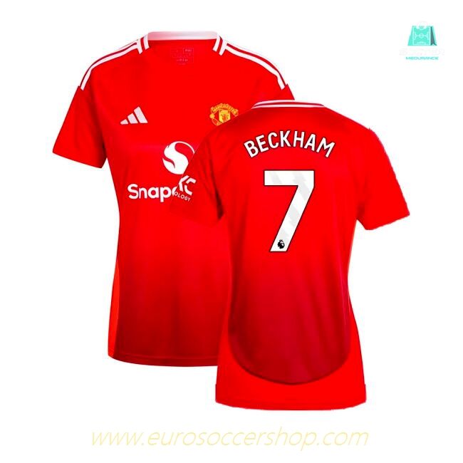 2024-2025 Man Utd Home Shirt (Womens) (Beckham 7)