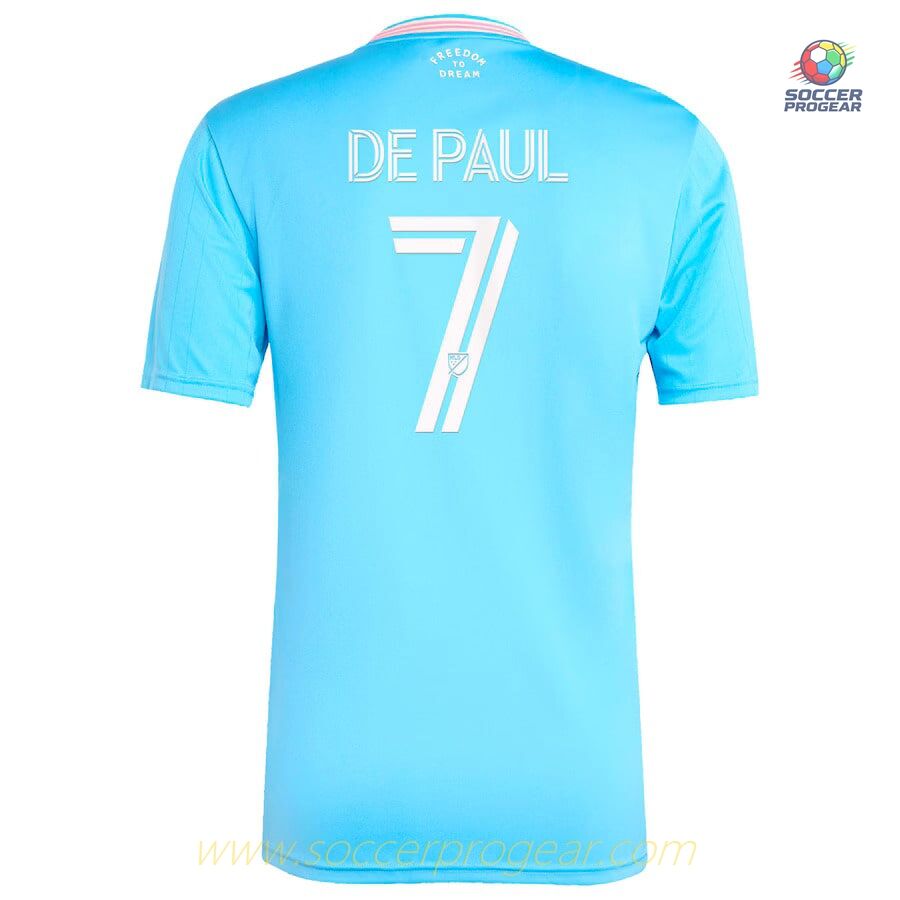 Inter Miami Third Football Team Jersey 2025/26 Collection De Paul