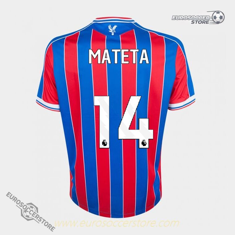 Crystal Palace 25-26 Home MATETA 14 Football Jersey