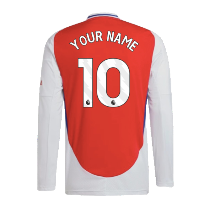 2024-2025 Arsenal Long Sleeve Home Top (Your Name)