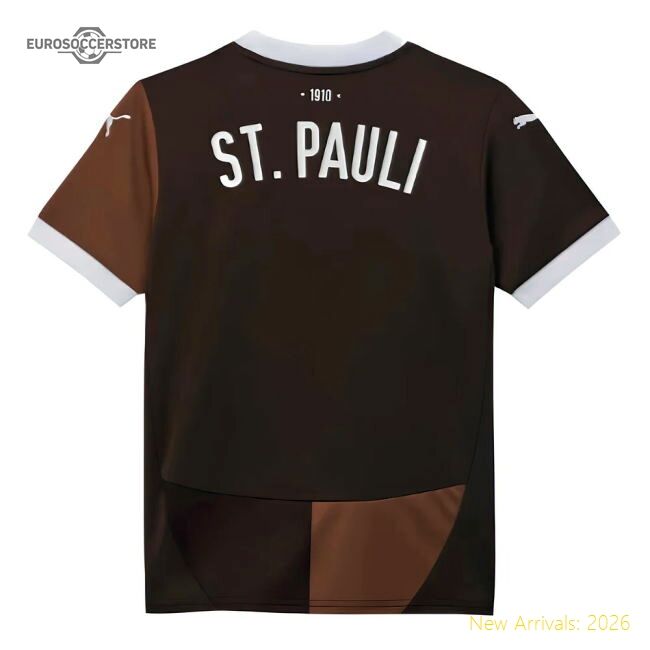 Elite 2024-2025 St Pauli Home Shirt (kids) - Supporter Edition
