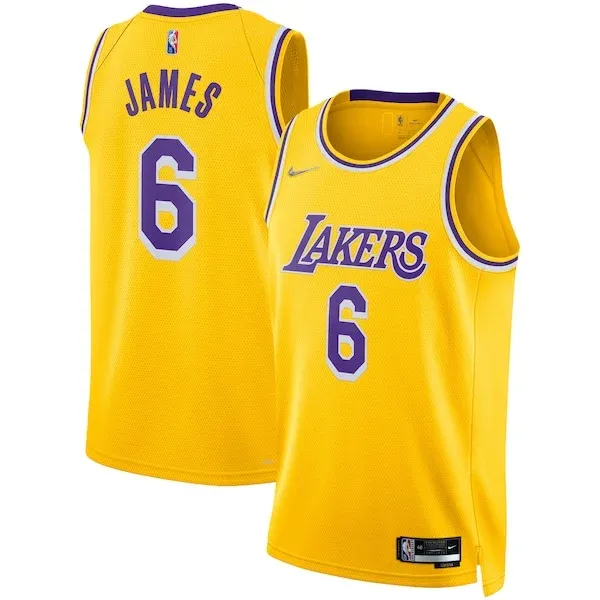 LeBron James LAL Swingman Jersey - authentic modern - Icon Edition