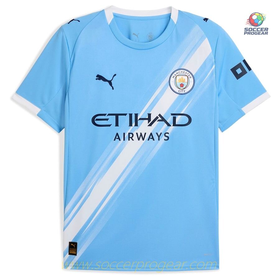 Manchester City Home Football Team Jersey 2025/26 Collection