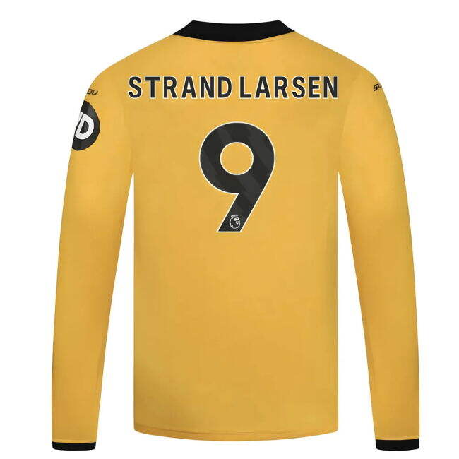 Fervent Wolves Wolves Long Sleeve Home Shirt Kids Strand Larsen #9...