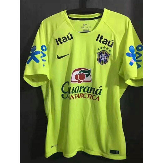 Brazil Green 201718 Soccer Training Jersey Shirt - Official Replica
