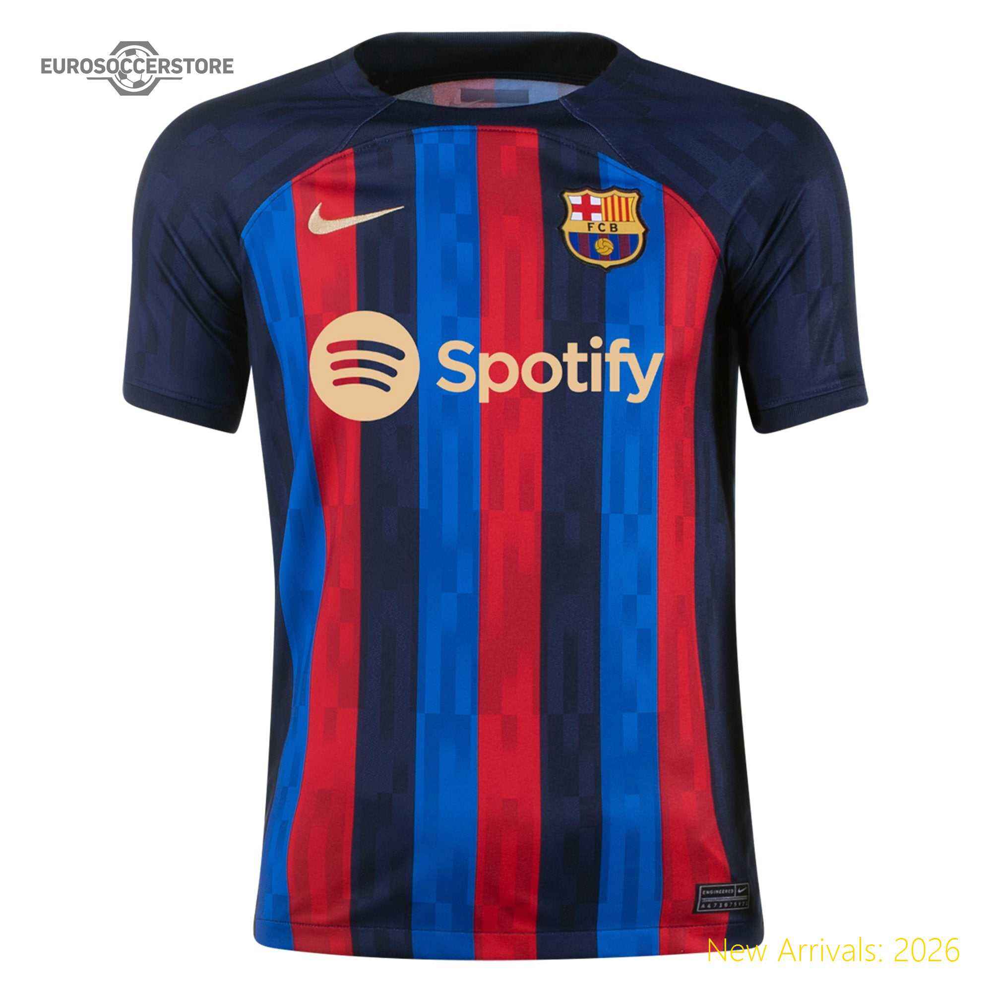 Trendy Professional Kids Bar Soccer Star Home Jersey 2023