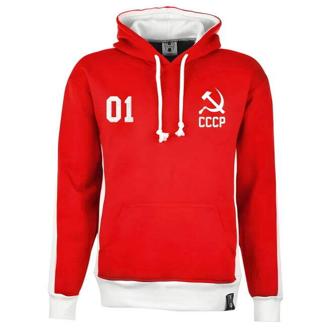 Soviet Union (CCCP) Number 01 Retro Hoodie - Red