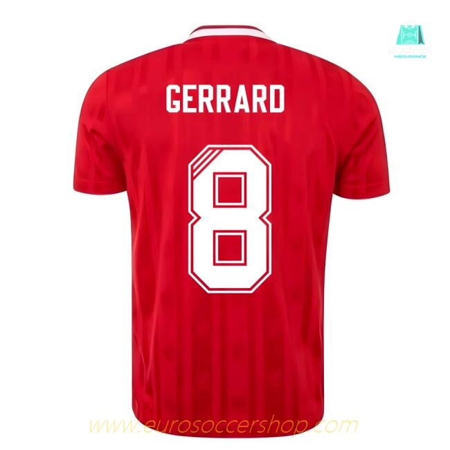 Liverpool FC 1988-89 Candy Home Shirt (GERRARD 8)