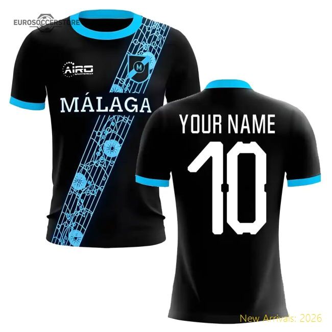 High-Quality 2025-2026 Malaga Away Concept Football Shirt (Your Name)