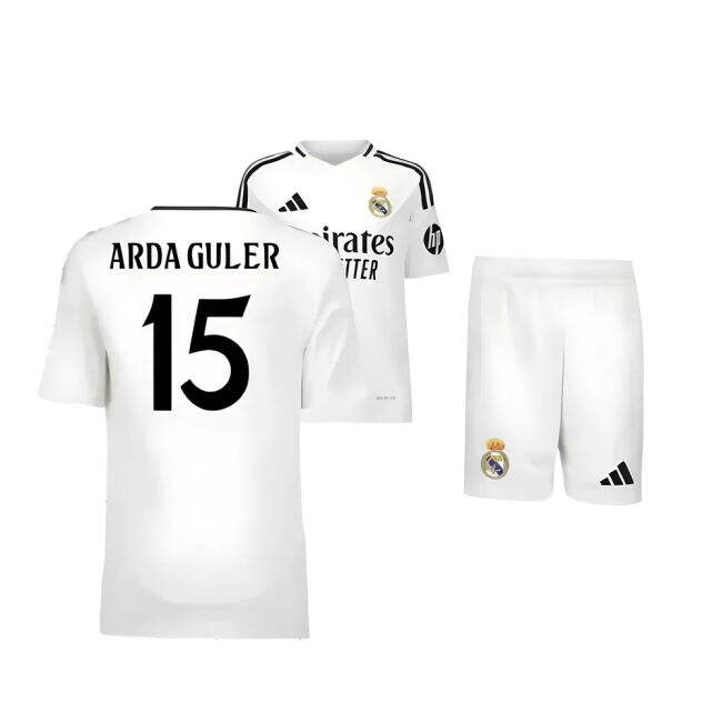 2024-2025 RM Home Match Quality Football Shirt - Youth (Arda Guler 15)