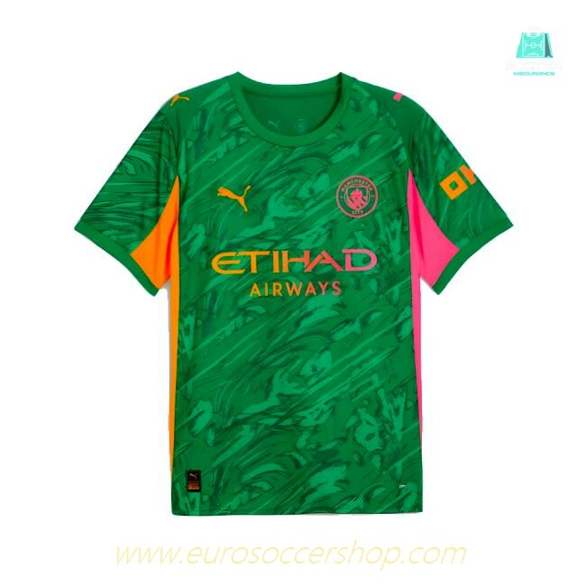 2025-2026 Man City Goalkeeper Away Shirt (Green)