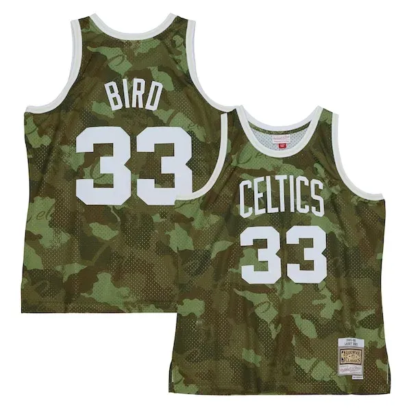 Larry Bird BOS Swingman Jersey - premium NBA - Green workout