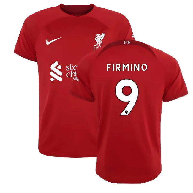 Retro Liverpool 2022-2023 Liverpool Home Shirt (FIRMINO 9) for Game...