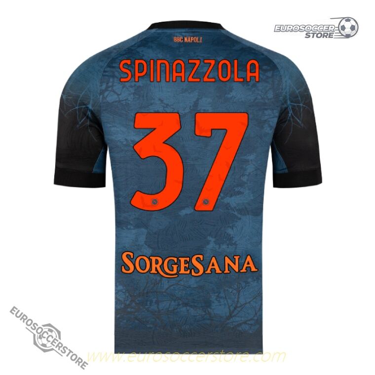 SPINAZZOLA's 37号 Napoli Halloween Special Jersey for the 25-26 season
