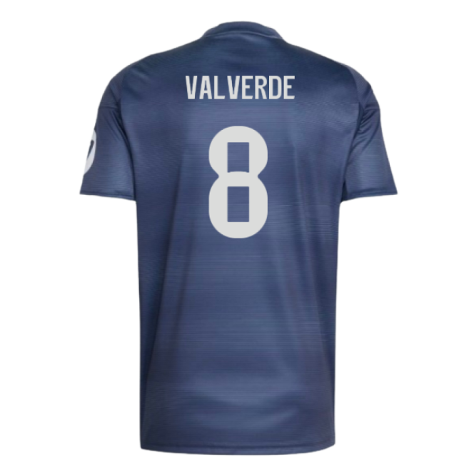 Collector's Real Madrid Away Unique Shirt 2025-2026 (Valverde 8)