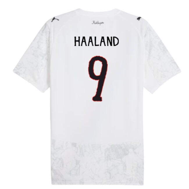 2025-2026 KIDSUPER x Manchester City CWC Shirt (White) (Haaland 9)
