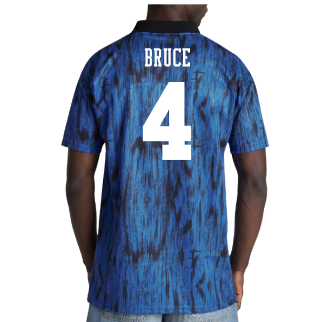 Replica Football Man Utd Away Retro Shirt Bruce #4 Elite Performan...