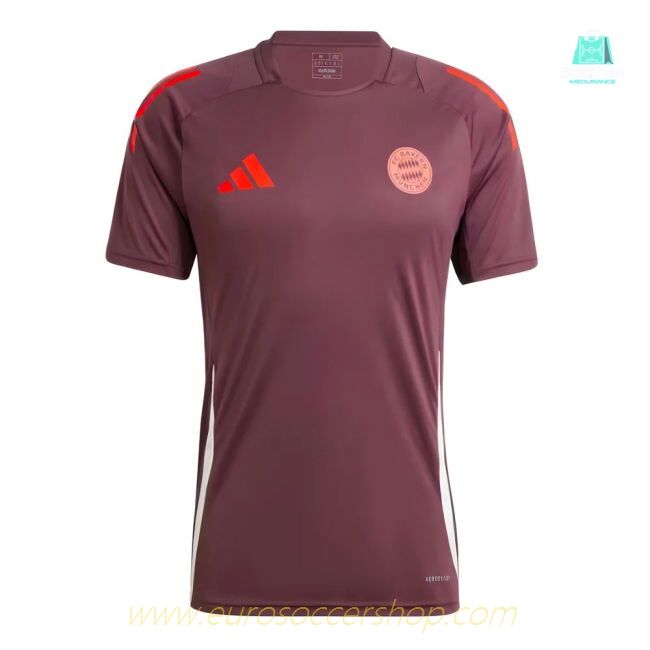 2024-2025 Bayern Munich Training Shirt (Shadow Maroon)