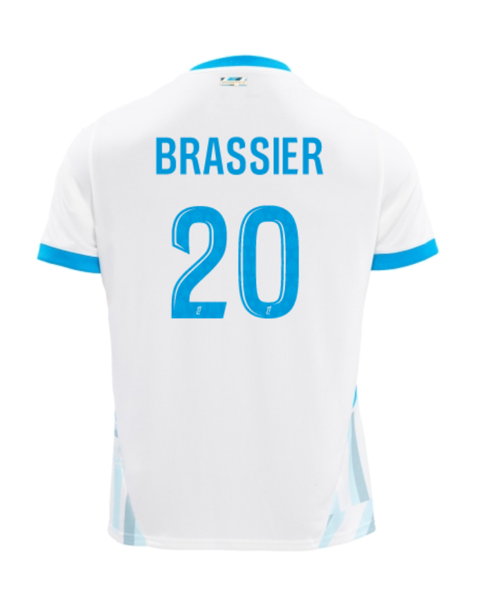 Marseille's 24-25 Home BRASSIER Version 20 Football Jersey