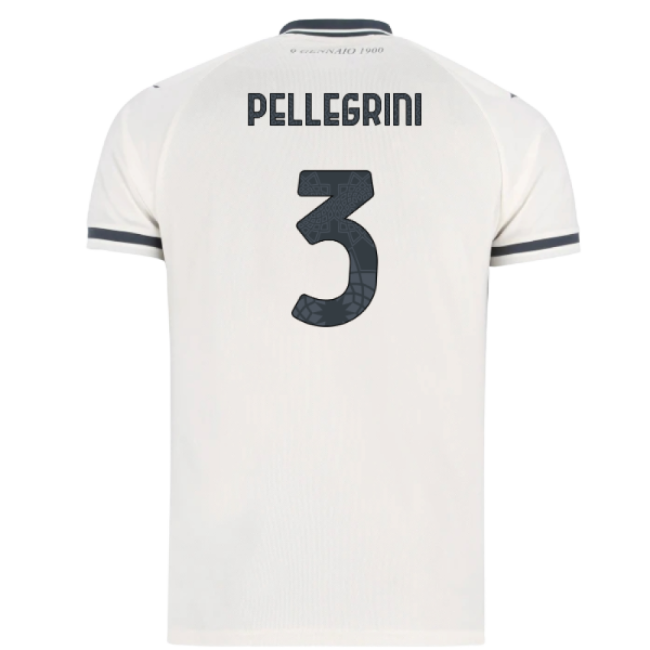 Lazio Lazio Away Shirt Kids Pellegrini #3 Official Licensed Passio...