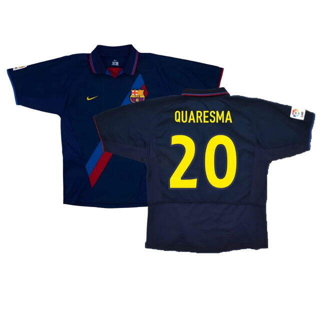 Barcelona 2003-04 Third Shirt ((Very Good) XXL) (Quaresma 20)