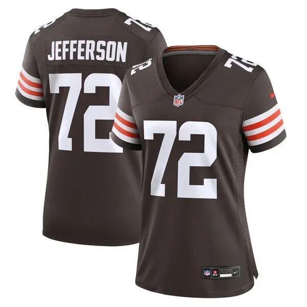 None Game NFL Jersey - Brown | Premium Football Apparel | NFL Football