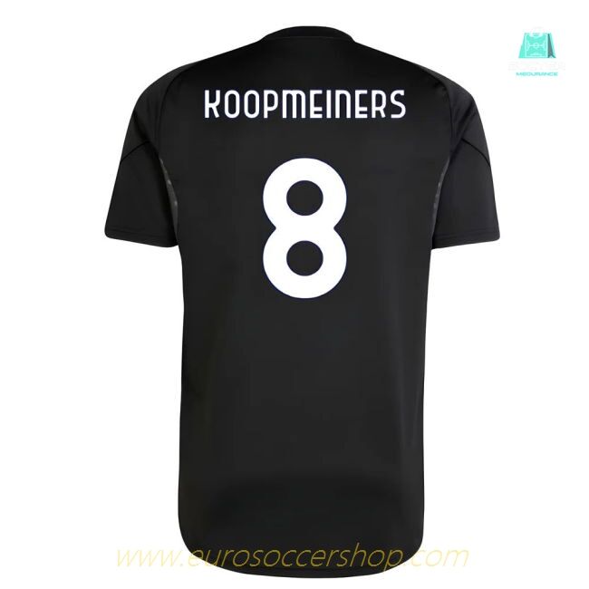 2025-2026 Juventus Training Shirt (Black) (Koopmeiners 8)