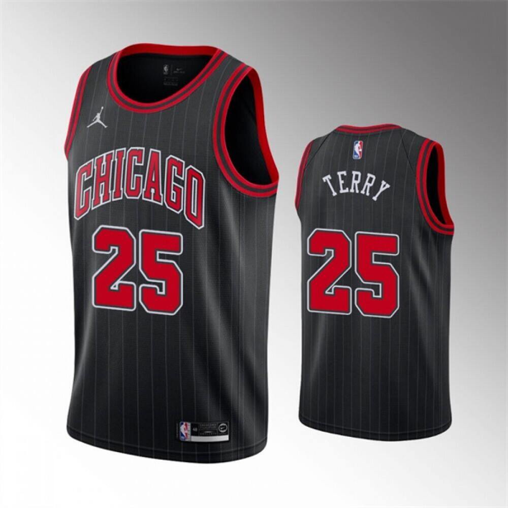 25 Chicago Bulls Jersey Black - - Basketball Fan Gear