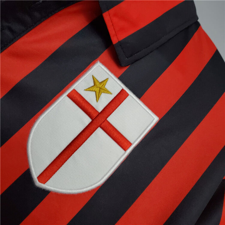 AC Milan 100 Anniversary Retro Football Shirt Jersey - Official