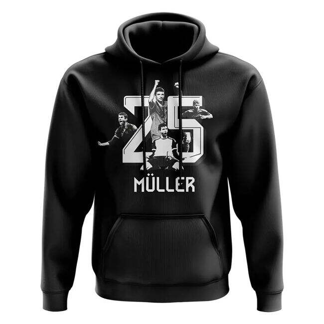 Bayern Munich Hoody (Black) Lightweight Antibacterial Durable Stitching