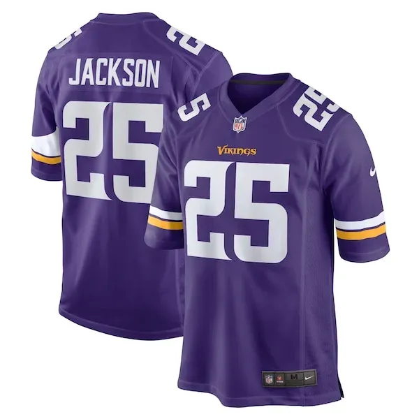 None Theo Jackson Game Jersey - Purple | NFL Player Jersey | NFL Footb