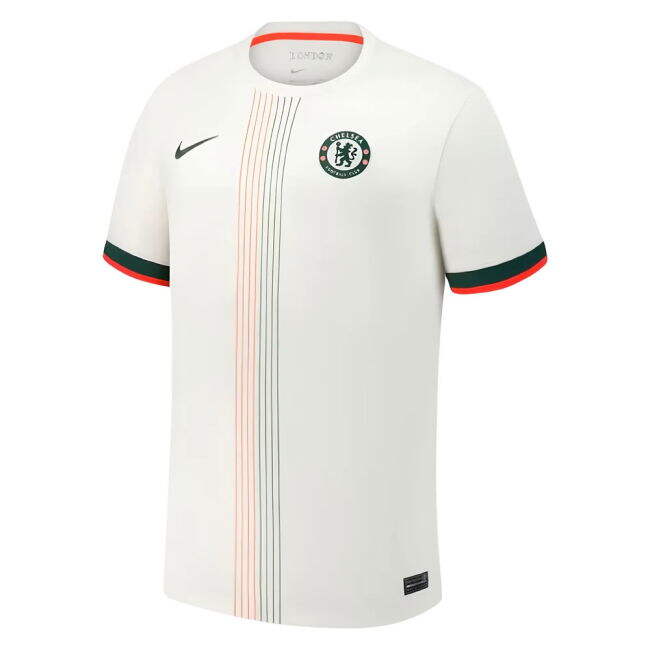 Licensed 2025-2026 Chelsea Premier League Away Uniform (Kerr 20)