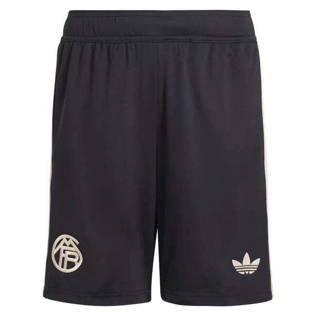 2025-2026 Bayern Munich Third Shorts (Black) - Kids