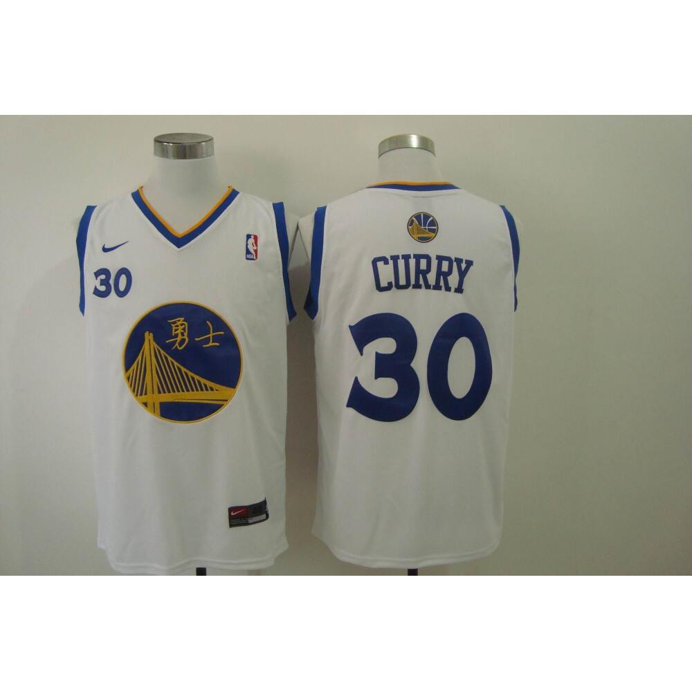 Durable Stephen Curry30 Golden State Warriors White Jersey -
