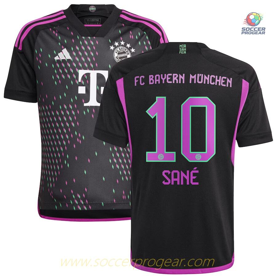 Bayern Munich Away Soccer Team Shirt 2023 2024 Sané
