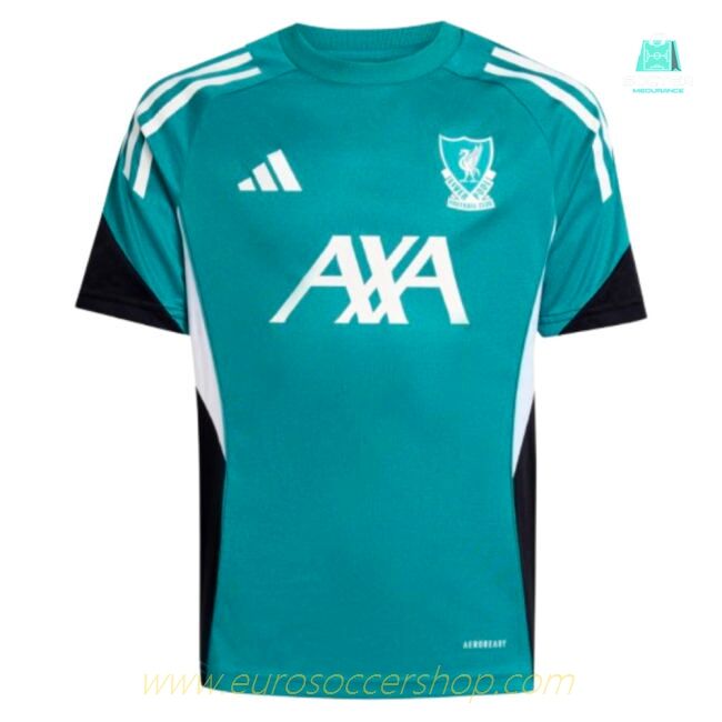 2025-2026 Liverpool EU Training Jersey (Green) - Kids (Your Name)
