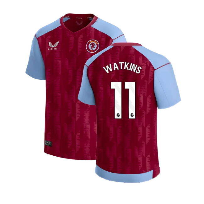 Kids Aston Villa Home Jersey 2023-2024