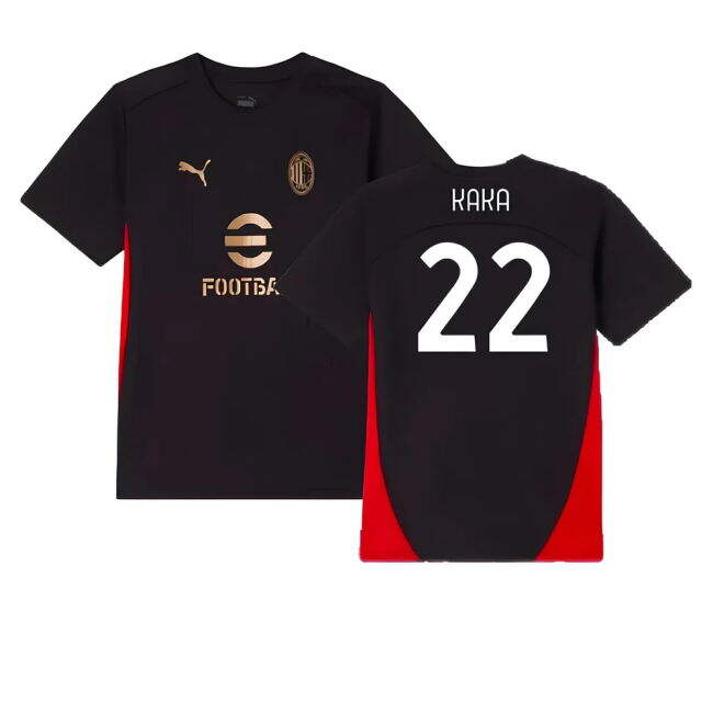 Enthusiastic Acm Ac Milan Training Shirt Black Kids Kaka #22 Profe...