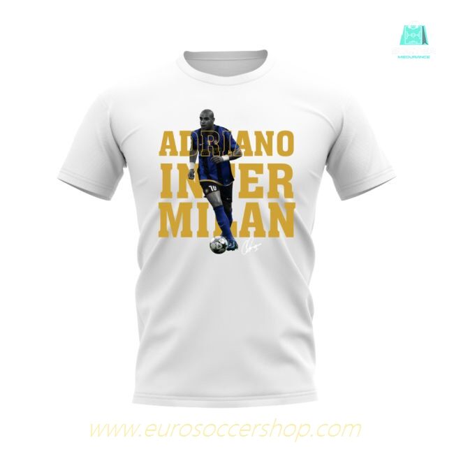 Adriano Inter Milan Player Tee (White)