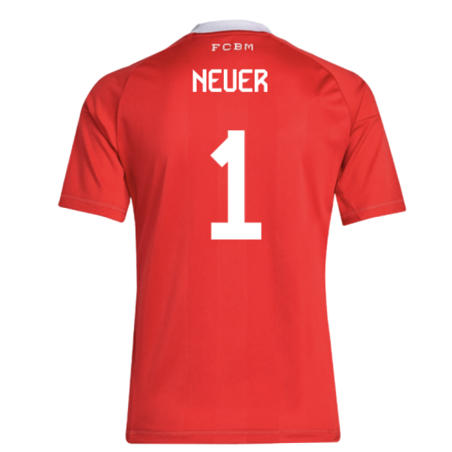 Bayern Neuer #1 Ultra Comfort Authentic 2025-2026 Campaign Fan Jers...