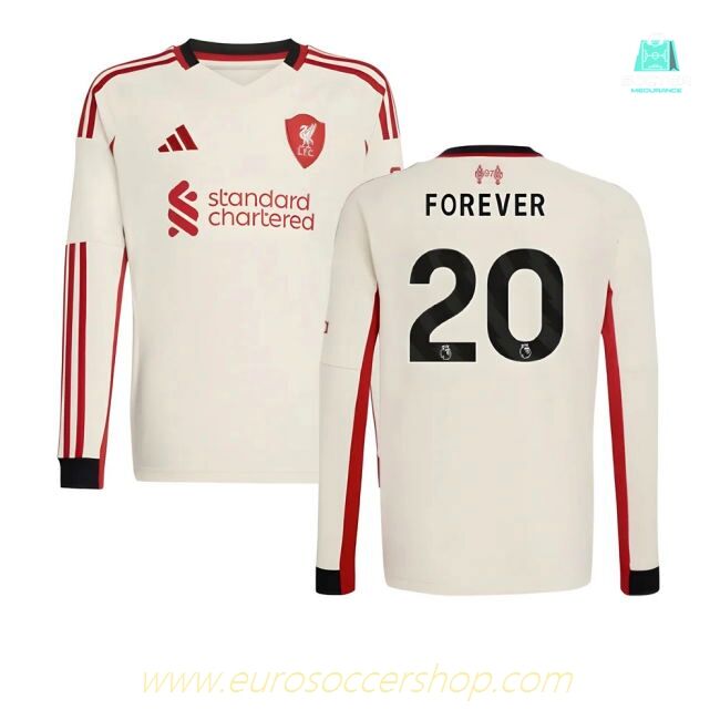 2025-2026 Liverpool Away Long Sleeve Shirt (Kids) (Forever 20)