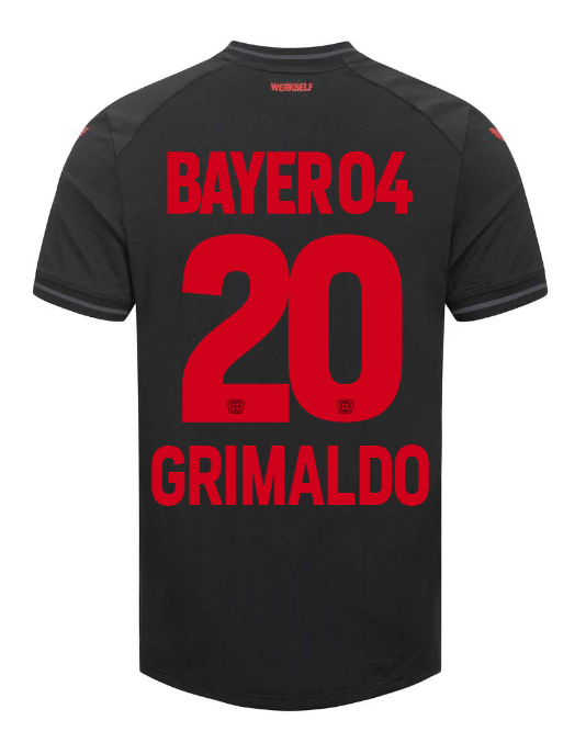 Bayer 04 Leverkusen GRIMALDO 2023-24 Season Home Jersey Version 20